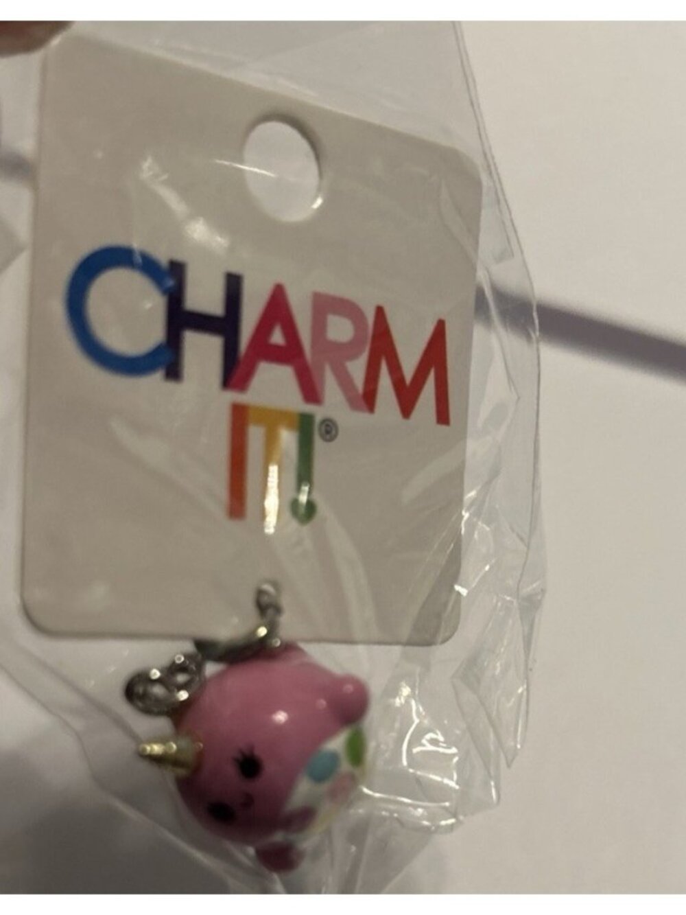 CHARM IT! Pink Narwhal Charm Girls Gift For Bracelet Necklace Cute Gift
